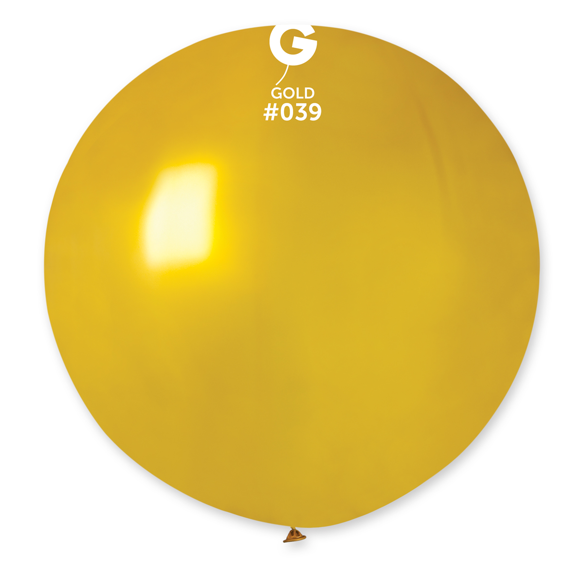 Gemar Kulatý metalický balonek 80 cm zlatý 50 ks