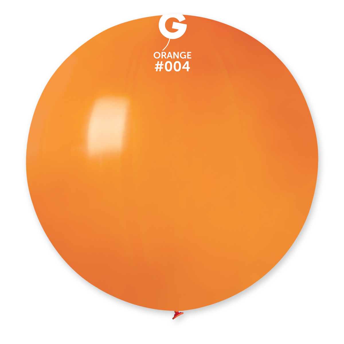 Levně Gemar Kulatý pastelový balónek 80 cm oranžový 25 ks
