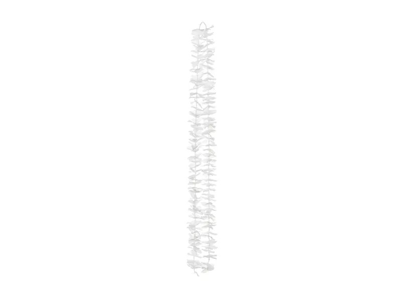 Levně PartyDeco Visící dekorace - Květy bílé 180 cm