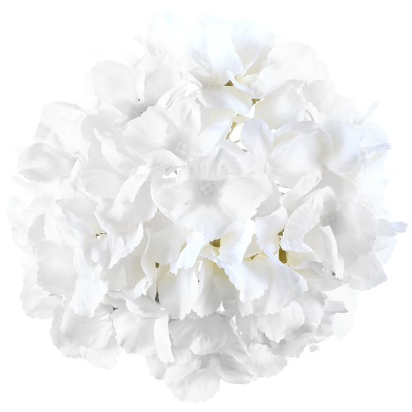 Levně Santex Dekorace - Hortenze Ø 20 cm Barva: biela