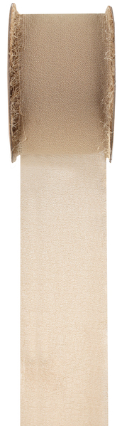Levně Santex Stuha - Krep 40 mm x 500 cm Barva: natural