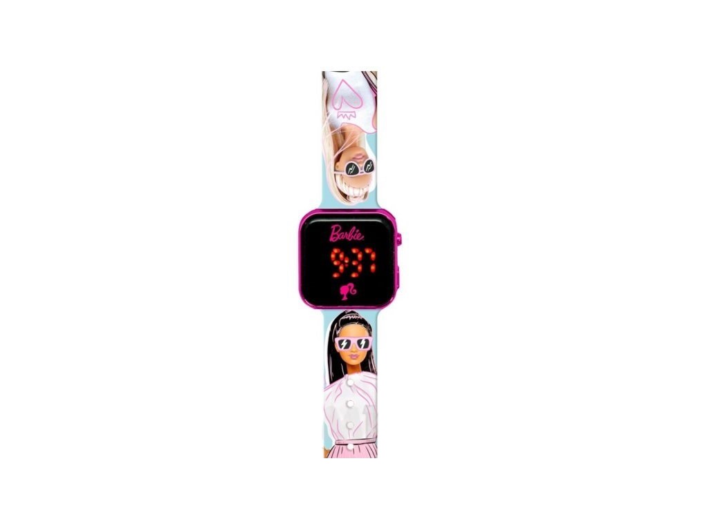 Euroswan Dětské náramkové hodinky LED - Barbie