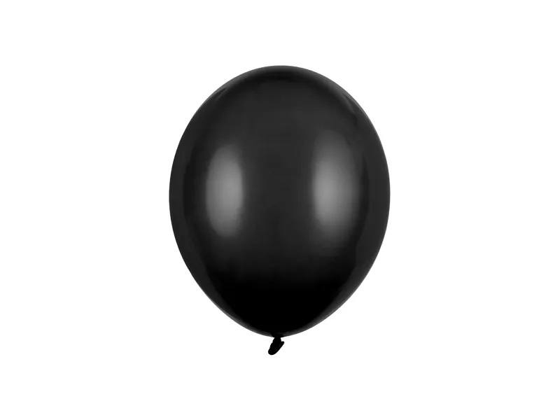 Levně PartyDeco Balón pastelový černý 23 cm