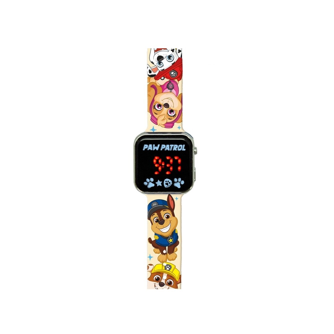 Kids Licensing Dětské náramkové hodinky LED - Paw Patrol žluté