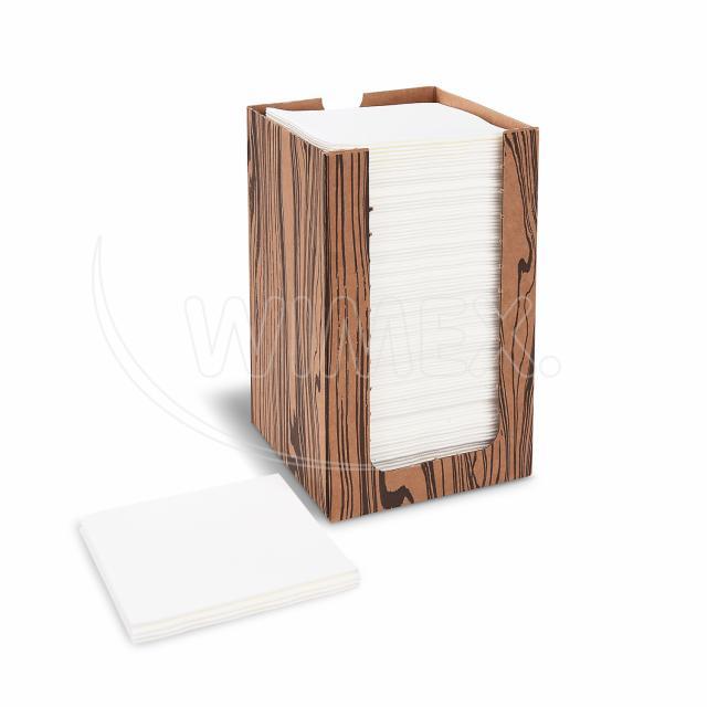 Levně WIMEX s.r.o. Ubrousek PREMIUM bílý 20 x 20 cm v boxu [100 ks]