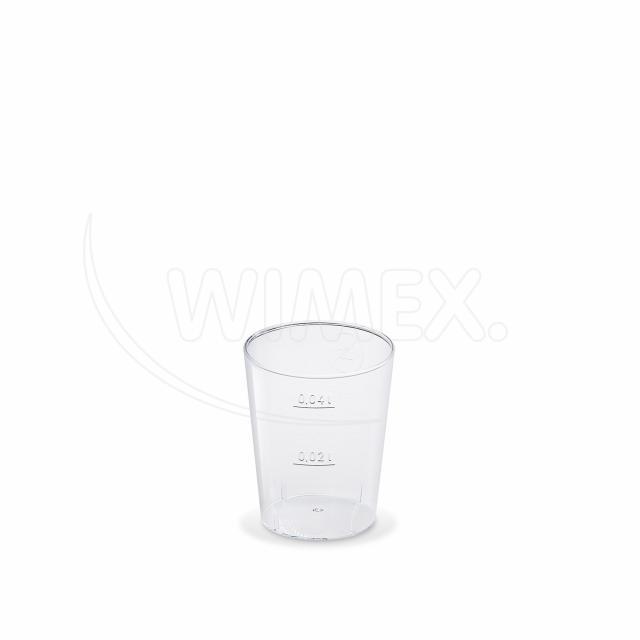 WIMEX s.r.o. Sklenička (PS) Ø43mm 2cl/4cl [10 ks]