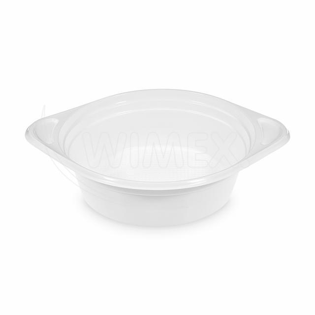 Levně WIMEX s.r.o. Miska (PP) s oušky bílá 500ml [10 ks]