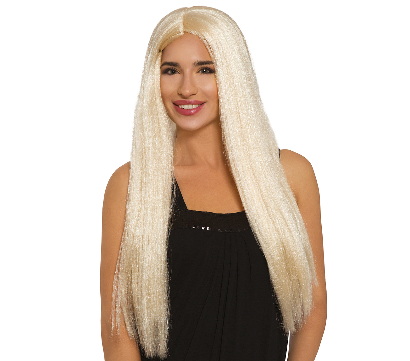 Levně Guirca Paruka blond dlouhá