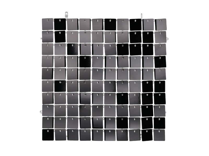 Levně PartyDeco Dekoratívny panel - Čierny 30 x 30 cm