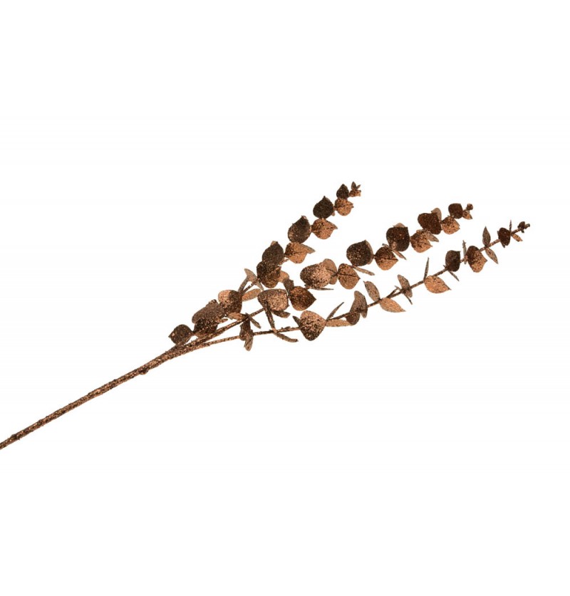 Levně Chaks Umelý eukalyptus - Marron glitter 61 cm