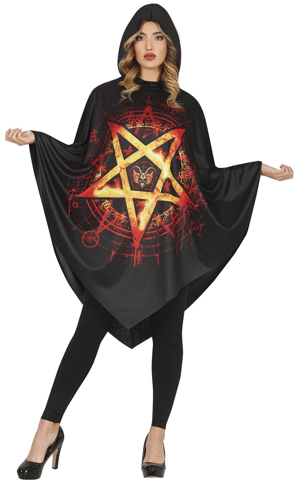 Levně Guirca Dámské poncho - Satan