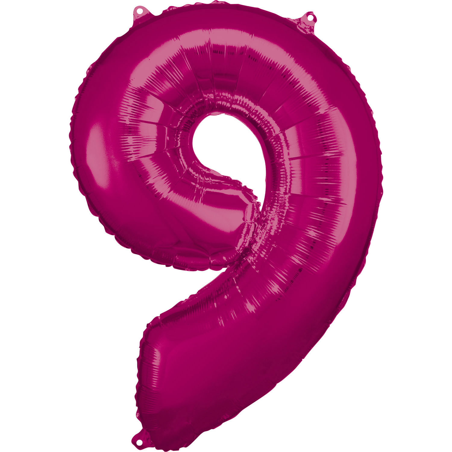 Levně Amscan Balónek fóliový narozeninové číslo 9 - růžový 86 cm