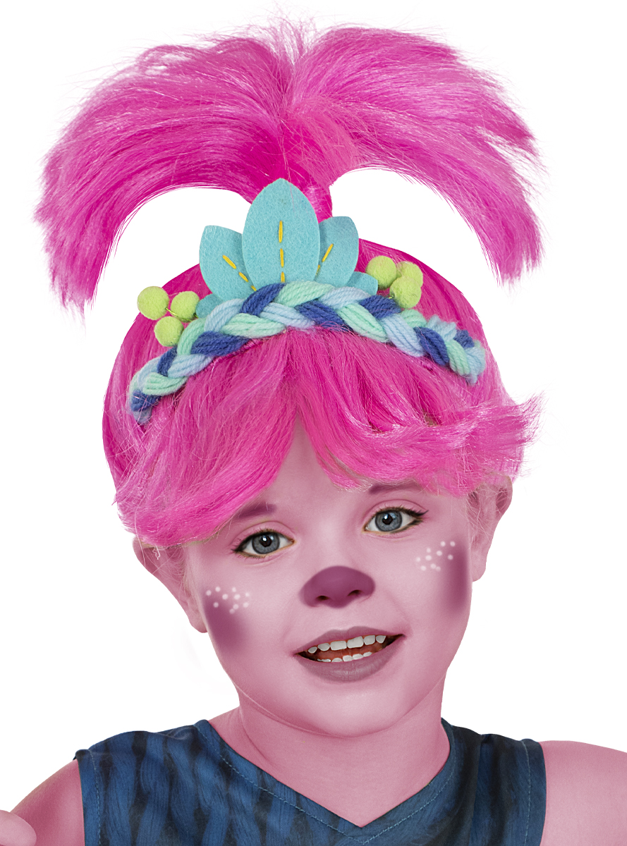 Levně Dětská paruka Trollové - Poppy