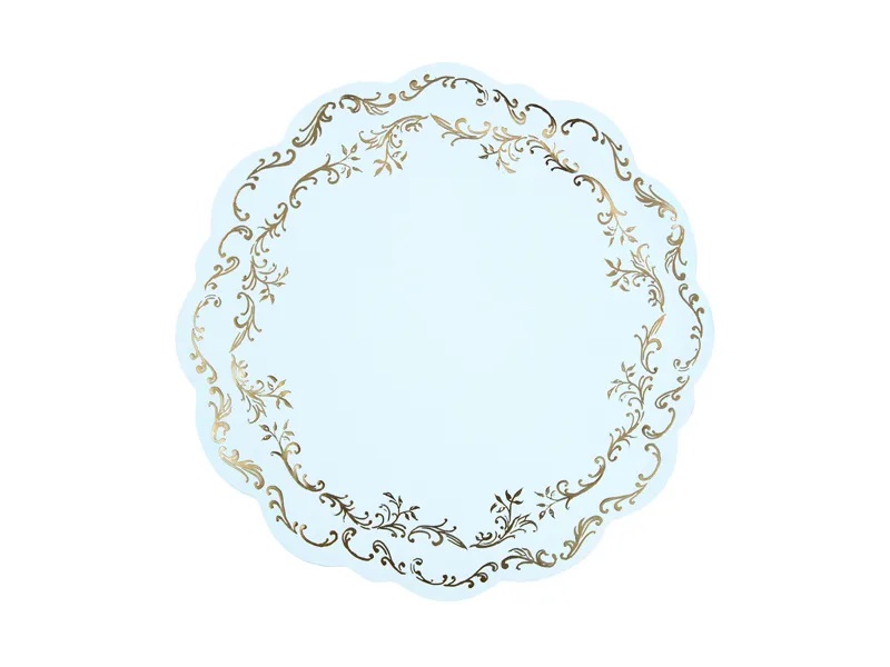 Levně Podložky pod talíř - Light blue 35,5 cm