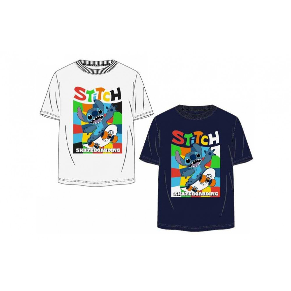 Levně Chlapecké tričko Stitch - bílé