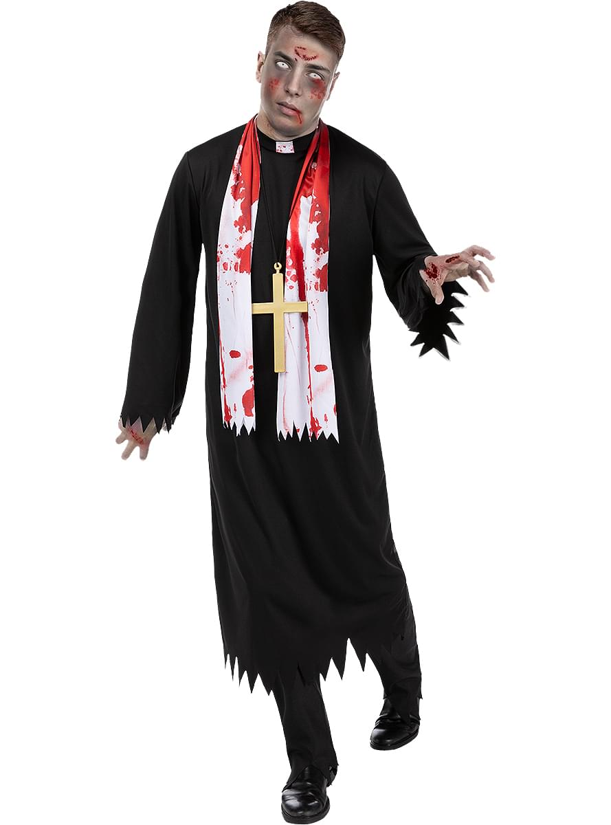 Pánský kostým - Kněz Zombie