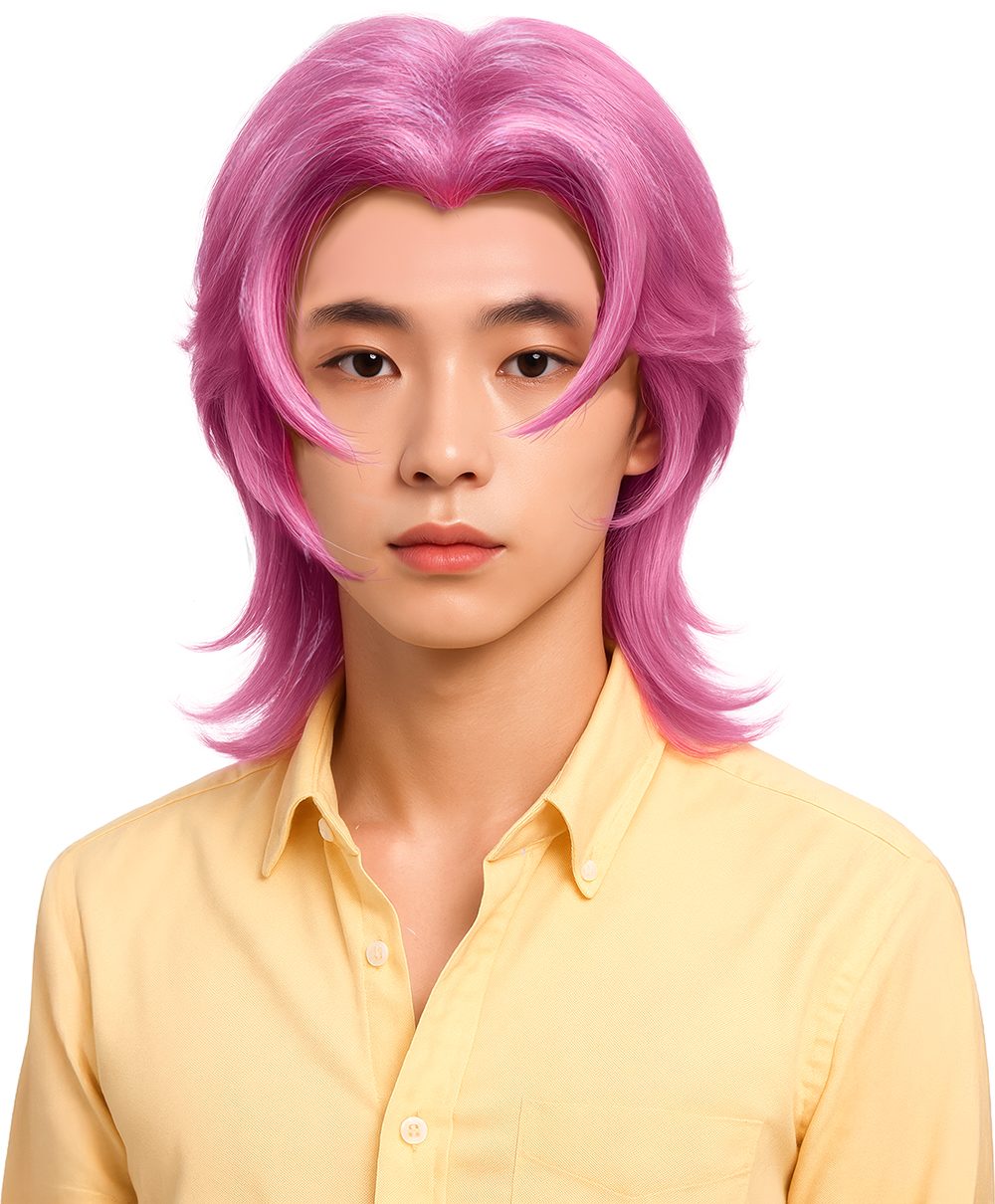 Levně Pánská paruka KPOP - Romance Saja