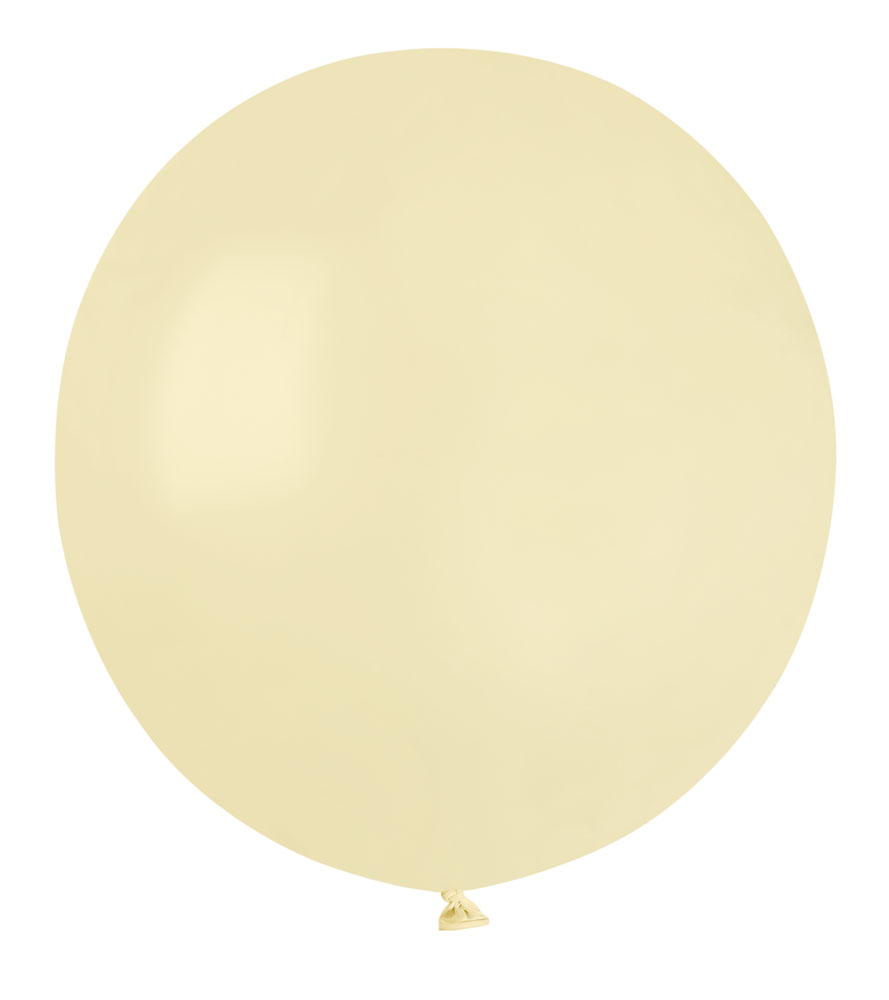 Levně Pastelový balón - Butter 100 cm