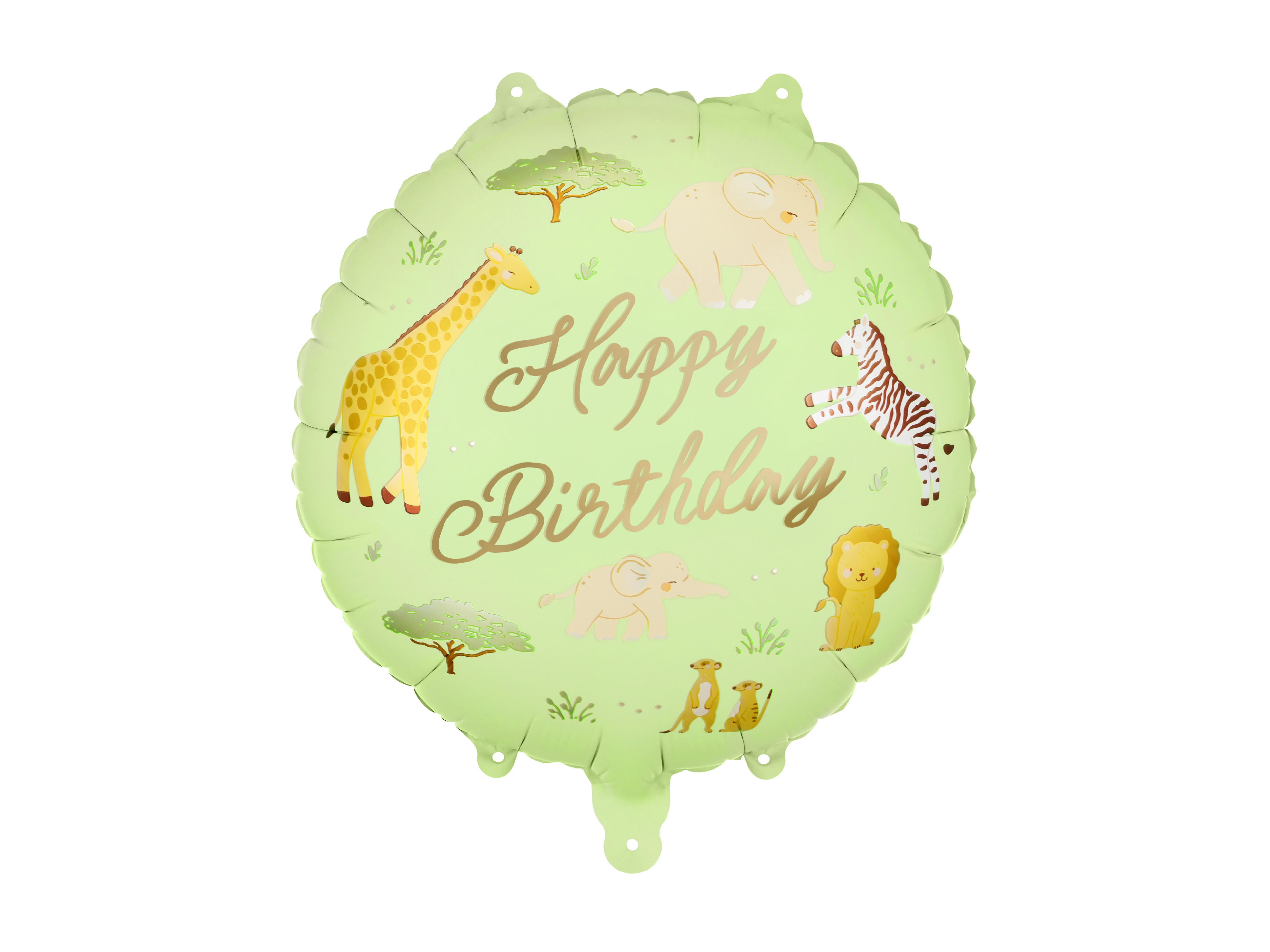 Levně Fóliový balón Happy Birthday - Safari 35 cm