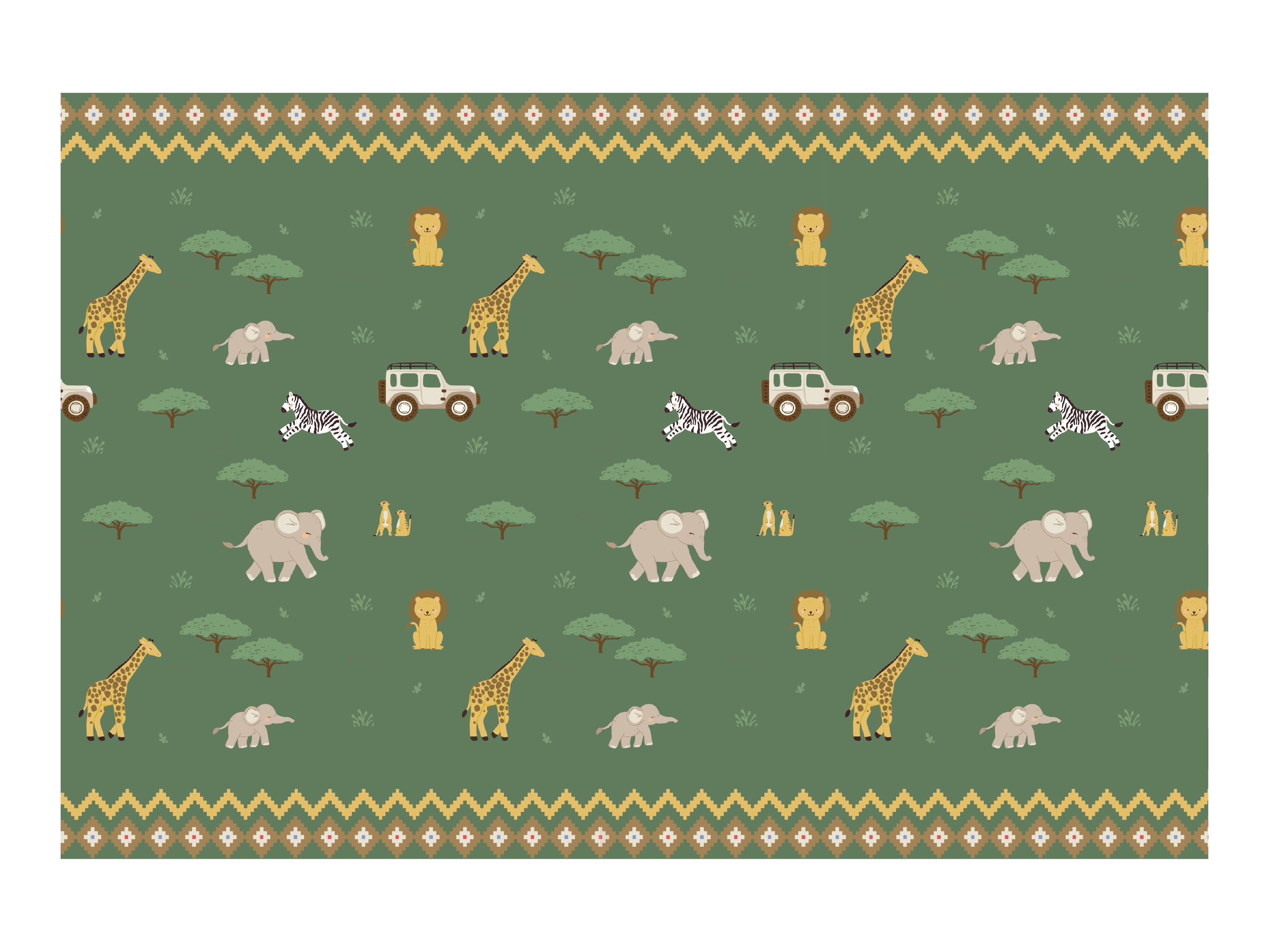 Levně Ubrus - Safari 180 x 120 cm