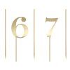 Zlaté čísla na stôl 11ks