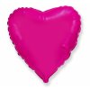 30526 foliovy balon srdce ruzove 43 cm