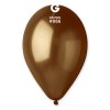 34283 1 balonik metalicky cokoladovy 26 cm