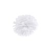 Pompom ve tvaru bílého květu 25 cm