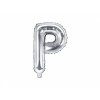 Fóliový balón Mini - Písmeno P 35cm strieborný