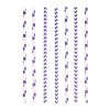 amscan rietjes dots waves 195 cm 24 stuks paars 317291 1568798390