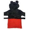 Detský župan - Mickey Mouse červeno-čierny
