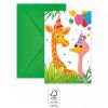 Pozvánky Jungle Balloons 6 ks