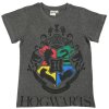 Dětské tričko - Harry Potter Hogwarts tmavě šedé