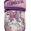 Dievčenské papuče - Unicorn ružové
