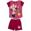 Letný plážový set Minnie Mouse - tmavoružový
