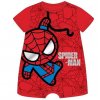 Detský letný kraťasový overal - Spiderman červený (Velikost nejmenší 3 měsíce)