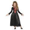 Detský kostým - Upírka čierne šaty