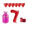 76227 helium party set na 7 narodeniny s cervenymi balonmi