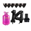 76467 1 helium party set na 14 narodeniny s ciernymi balonmi