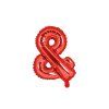 Fóliový balón Mini - Ampersand & červený