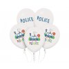 84111 balonova kytica policia 5 ks