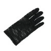 Čierne čipkované rukavice 22 cm