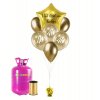 Personalizovaný helium párty set zlatý - 40. narozeniny 13 ks
