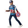 Detský set top a maska - Capitan America