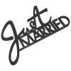 Dekorácia na stôl - Just Married