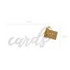Drevený nápis - Cards 20 x 10 cm