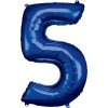 4840 1 balonik foliovy narodeninove cislo 5 modry 86 cm