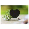 Menovka srdce - čierne