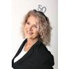 Čelenka ''50'' s volánikmi a perličkami