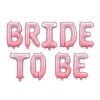 Fóliový balón Bride To Be - Satin pink 340 x 35 cm